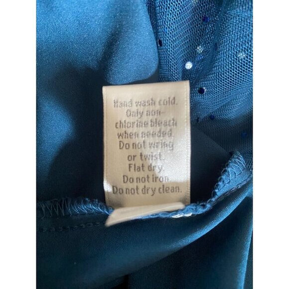 Disney's Snow White Collection Teal Asymetrical Tulle w/ Sequins Fit and Flare P - Picture 6 of 6